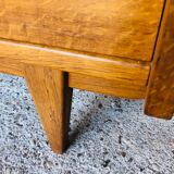 Oak chest of drawers, Scandinavian style, circa 60