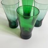 5 aperitif glasses 1960