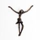 Modernist Christ in bronze