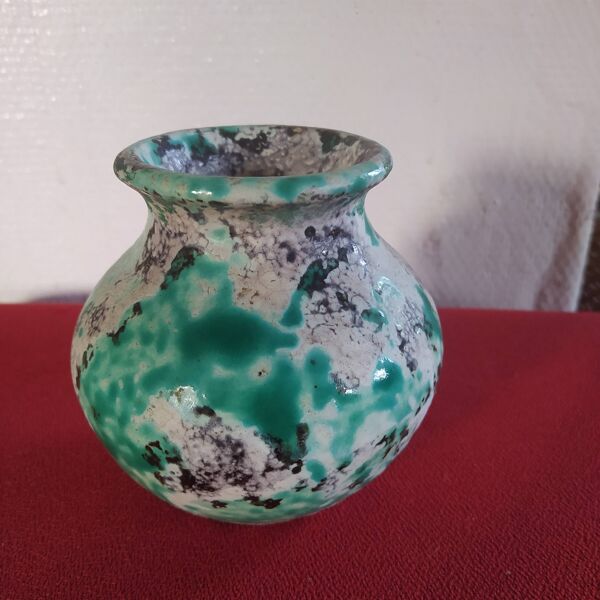 vase boule Vallauris signé Jérôme Massier