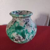 Vallauris ball vase signed Jérôme Massier