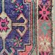 Vintage turkish oushak rug 115x83 cm carpet