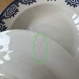 Set of 6 "Capri" plates Digoin Sarreguemines