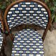 6 rattan bistro chairs