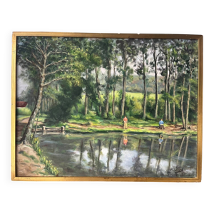 Les pêcheurs à l’Etang - 1981