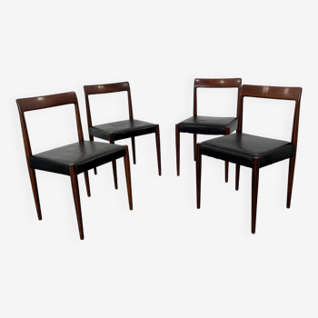 Mid-Century Dining Chairs from Lübke, 1960s, Set of 4