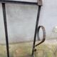 Old wrought iron marquee