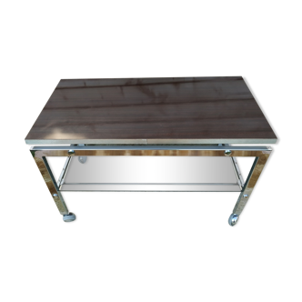 Swivel rolling coffee table