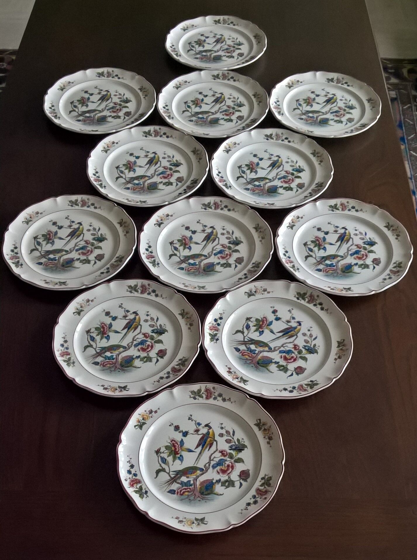 Set of 12 plates Villeroy & Boch Phoenix red