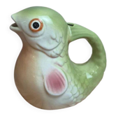 Vintage polychrome fish jug – Zoomorphic carafe