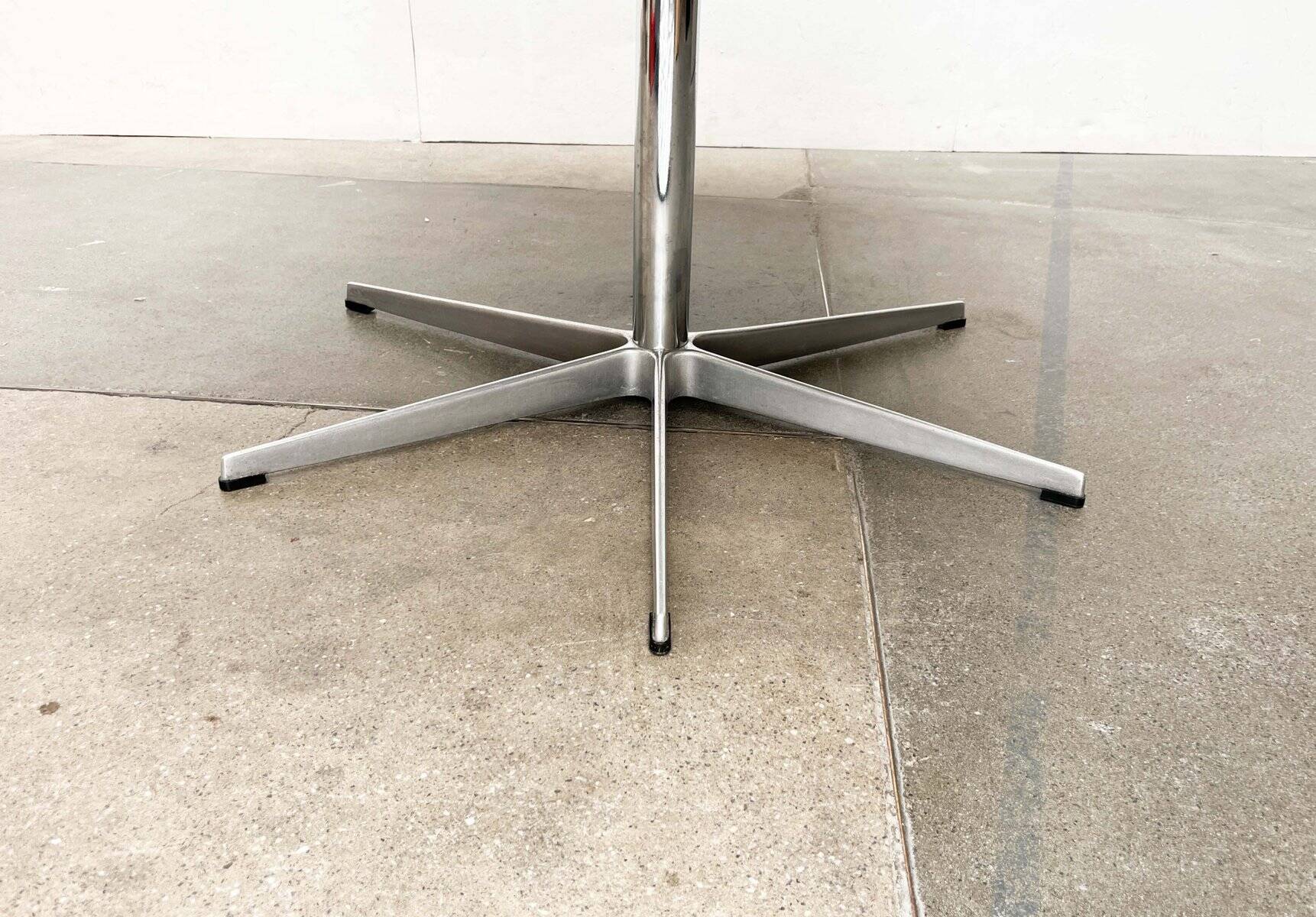 Mid-Century Modern Danish Minimalist Table by Piet Hein, Bruno Mathsson, Arne Jacobsen for Fritz Hansen, 1980s, 1984