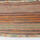 6x7 Pale Red Striped Vintage Kilim Rug, 201x227Cm