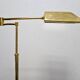 Adjustable swing-arm floor lamp Mid Century Modern in brass 1960s