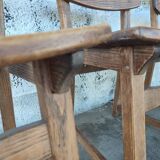 4 brutalist chairs