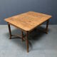 Dutch oak kitchen table in art deco style from the 1930s