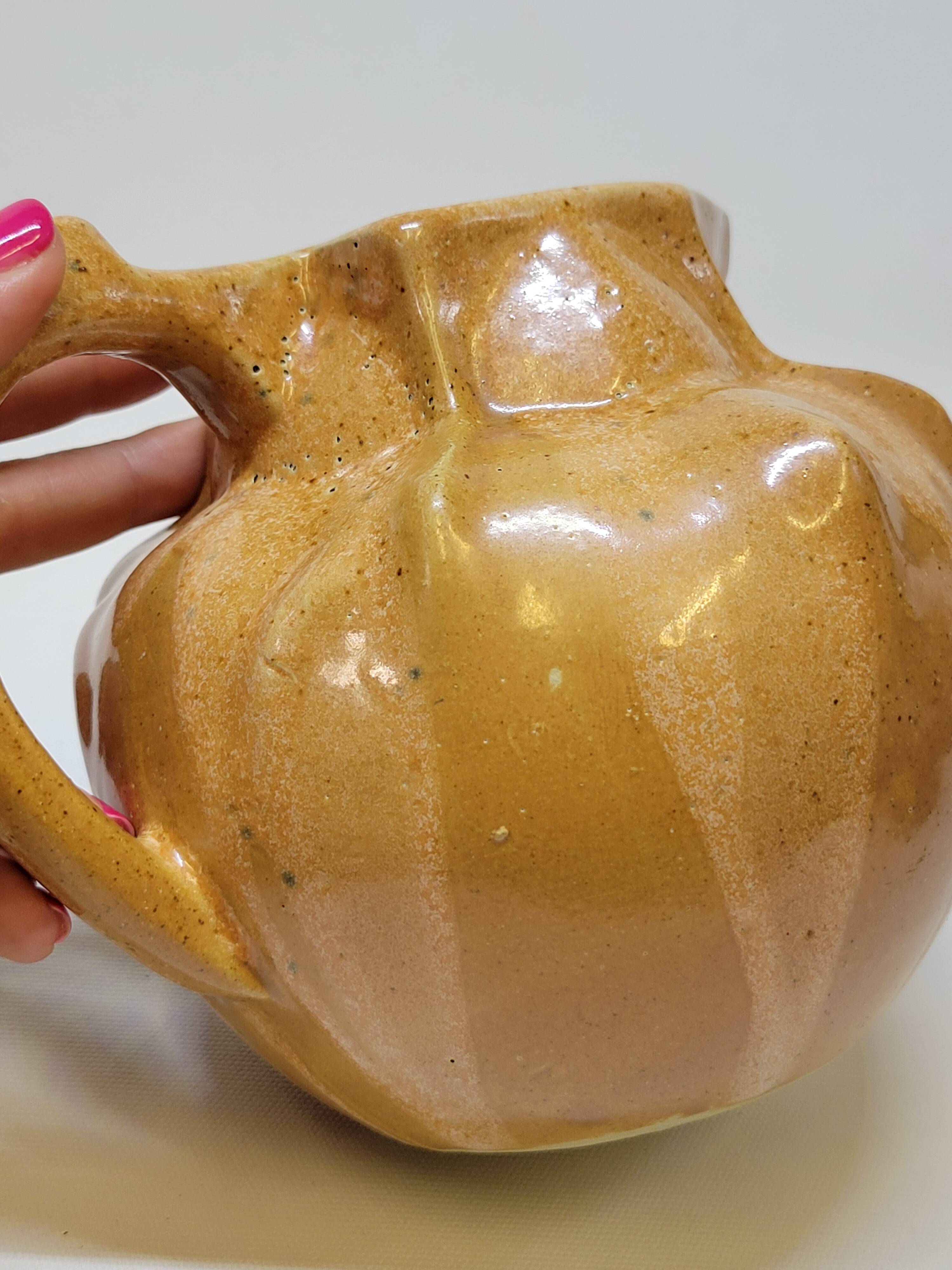 Antique Art Deco Art Nouveau Stoneware Pitcher Carafe 1 Liter