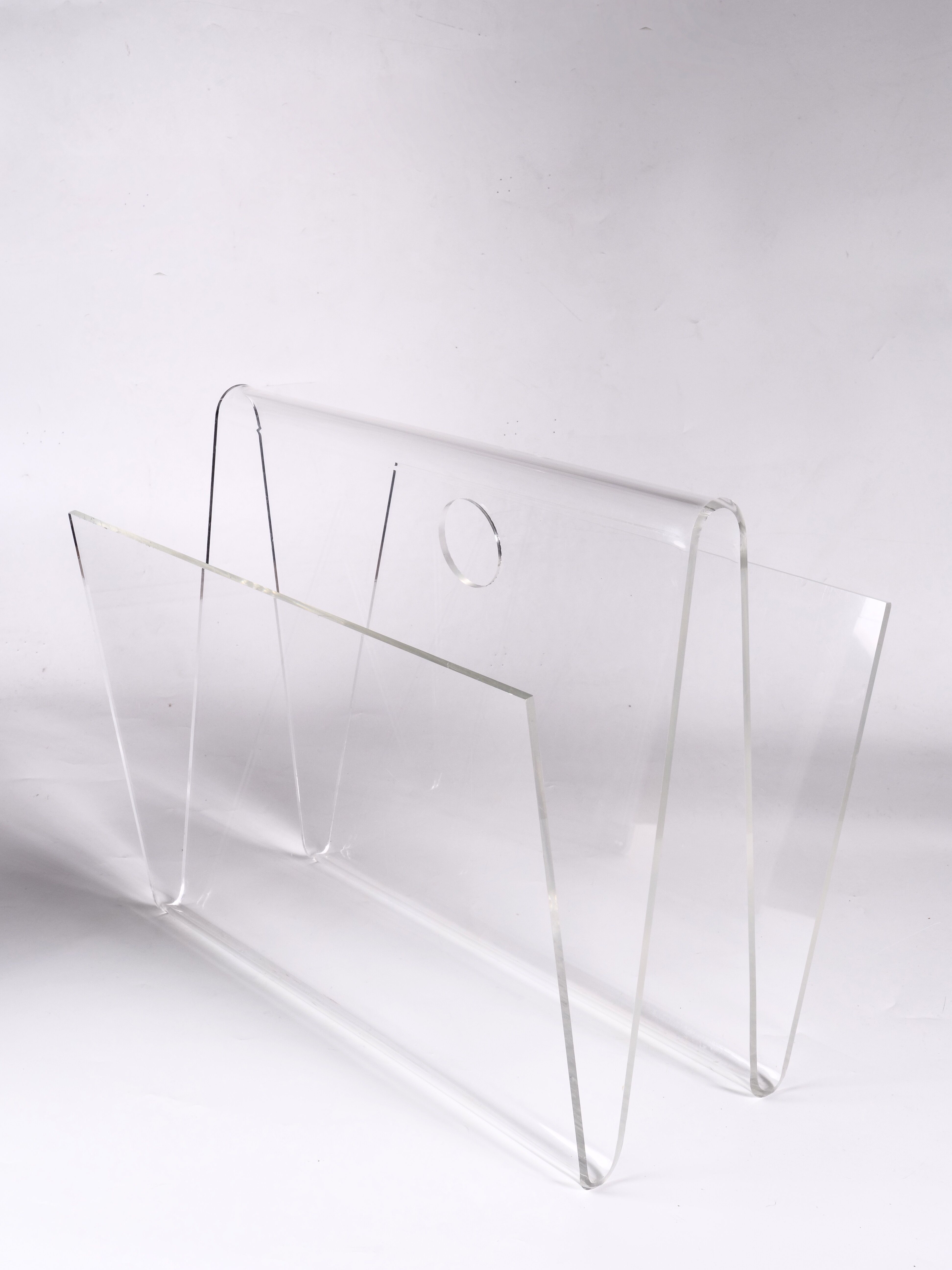 transparent plexiglass review door 1970