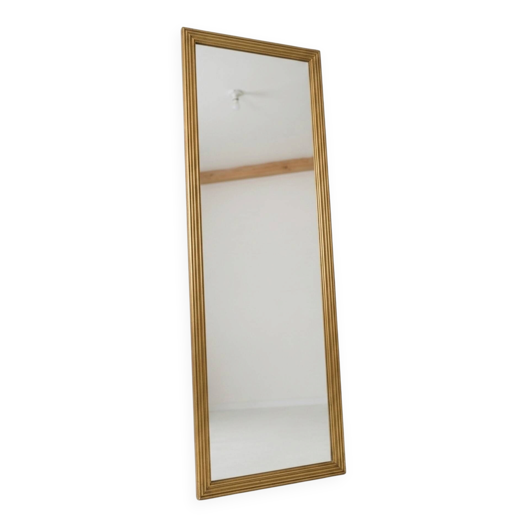 Miroir doré panoramique