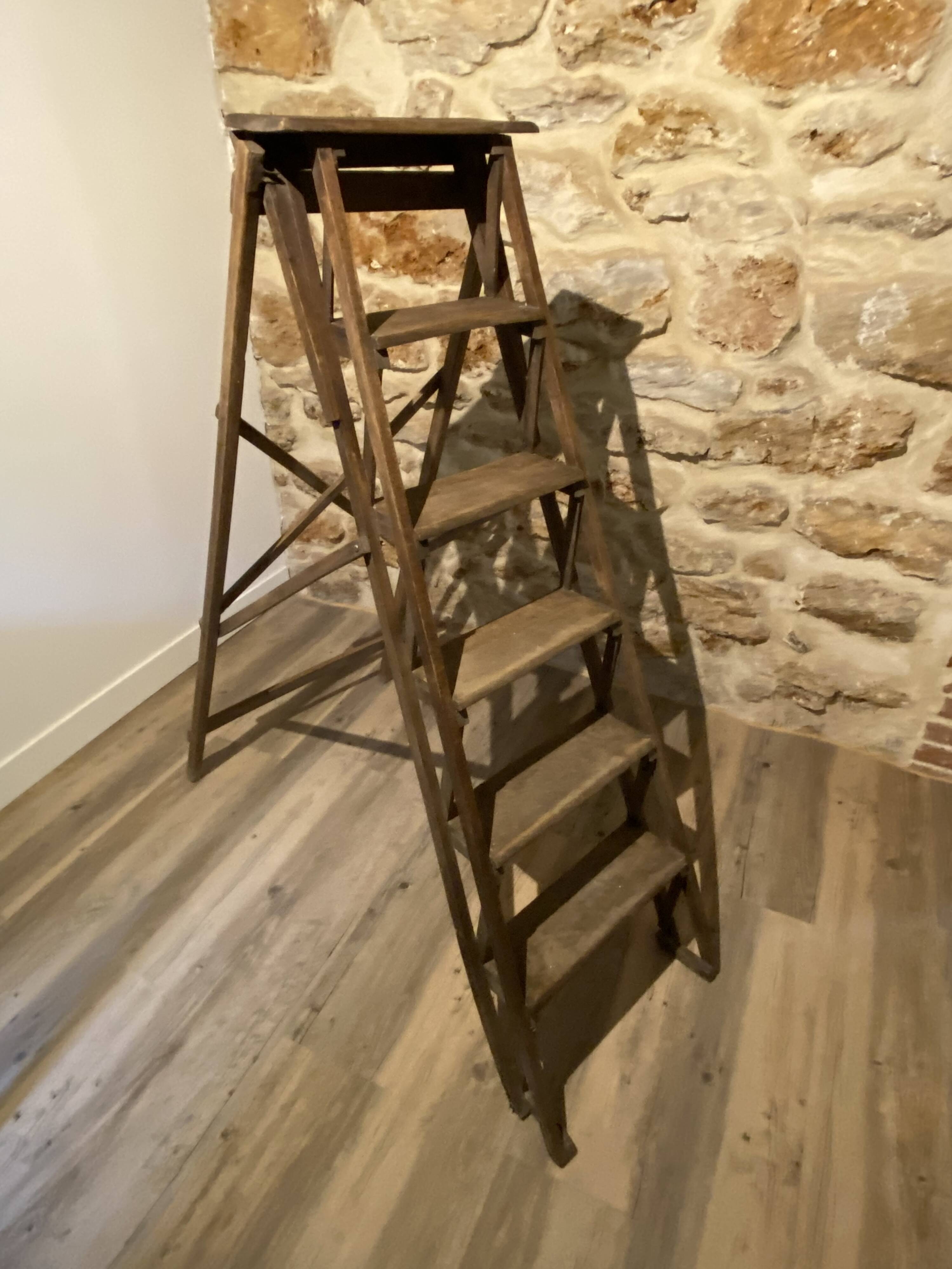 Wooden staircase