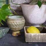 Duo of sacrificed ceramics Pottery by Pieter Groeneveldt 60s