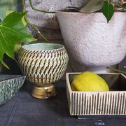 Duo of sacrificed ceramics Pottery by Pieter Groeneveldt 60s