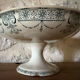 Earthenware compote dish KG Luneville
