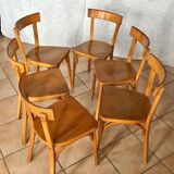 Set of 6 chairs bistro Baumann No. 55