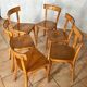 Set de 6 chaises bistrot Baumann n° 55