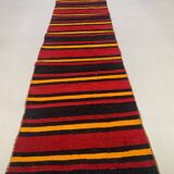 Old Turkish narrow Kilim Runner 286x55 cm shabby chic, vintage kelim