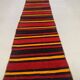 Ancien chemin de Kilim étroit turc 286x55 cm shabby chic, kelim vintage