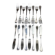 Christofle, Malmaison model, set of 8 fish cutlery.