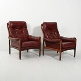 Pair of "Hoffman" armchairs by Gunnar Kentemol