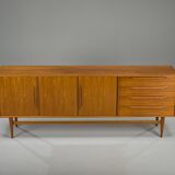 Mid-Century Type 214 Sideboard in Teak by Heinrich Riestenpatt for RT Möbel