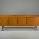 Mid-Century Type 214 Sideboard in Teak by Heinrich Riestenpatt for RT Möbel