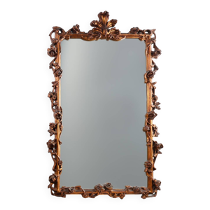 Miroir en bois romantique