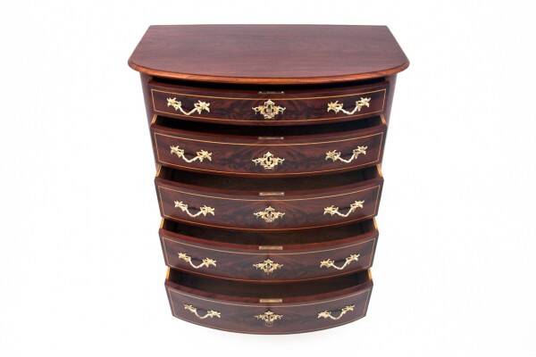 Antique chest of drawers, Northern Europe, turn of the 19th and 20th centuries. After renovation.