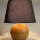 Solid wood ball lamp from the 70s