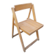 Wooden folding chair