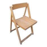 Wooden folding chair