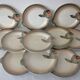 12 Digoin Sarreguemines fish plates from the 50s