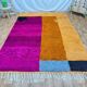 Berber rug made of natural wool, traditionally handwoven, 2/3 m.