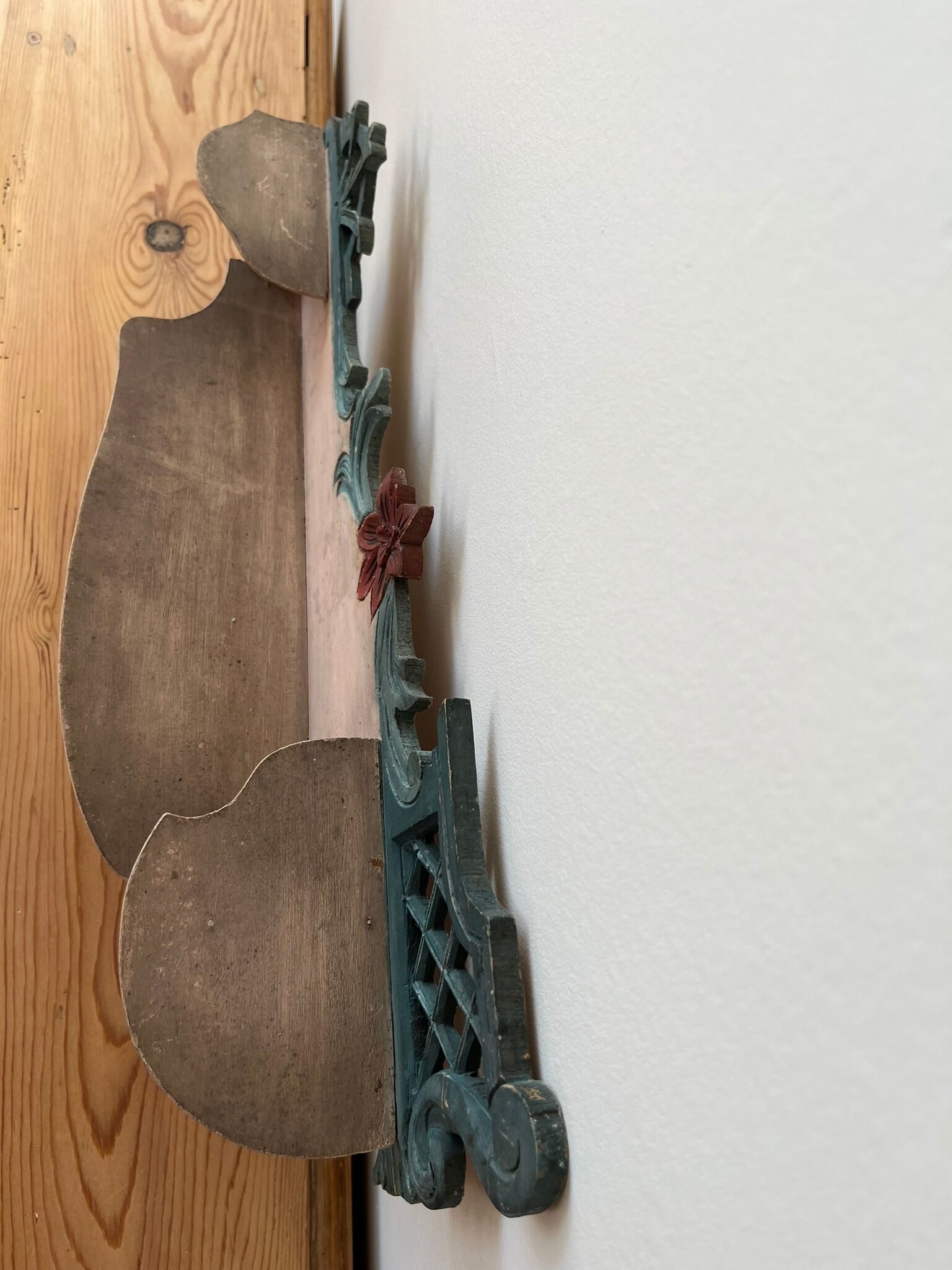 Old wall shelf