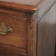 Buffet anglais en chêne antique du XVIIIe siècle / Commode anglaise basse