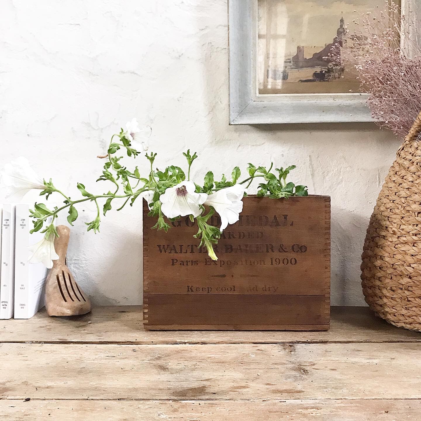 Wooden box early XXth