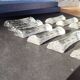 Set of 12 lead crystal knife rests