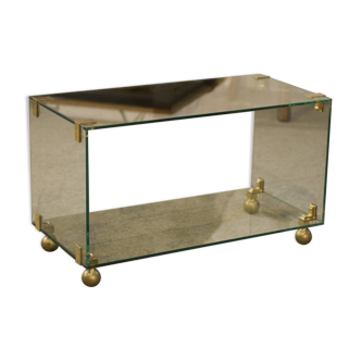 Glass coffee table by Roche Bobois 1960s