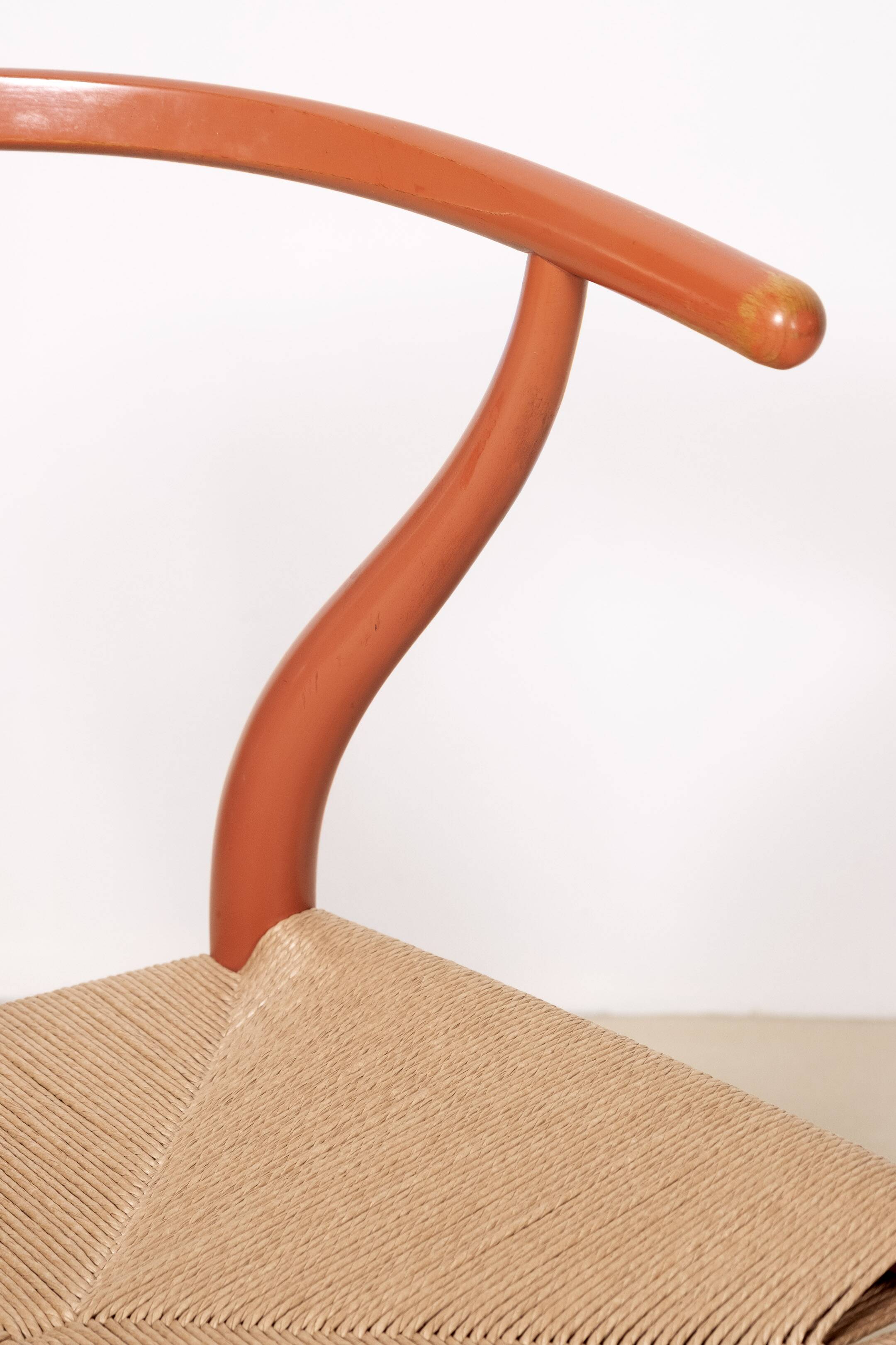 4x Hans J. Wegner Early CH24 Chaise Wishbone, années 1960