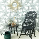 Chaise en rotin peacock