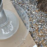 Holophane art deco glass pendant light