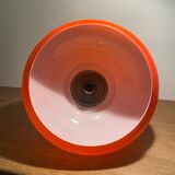 Vintage orange opaline pendant light